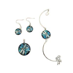 Dragonfly Jewelry Set